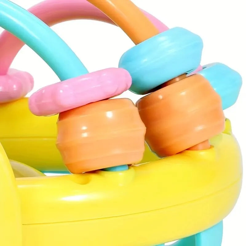 1 Pc 10 cm Baby Spielzeug Fangen Ball Biegsame Baby Walker Rasseln Entwickeln Intelligenz Ball 0-12 Monate kunststoff Glocke Rassel Puppe