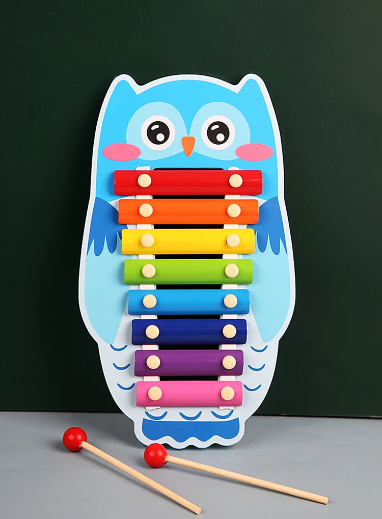 8-Skalen-Xylophon, pädagogisches Percussion-Xylophon, Lernen, professionelles Kinder-Xylophon aus Holz für Band, Anfänger, Geburtstagsgeschenk