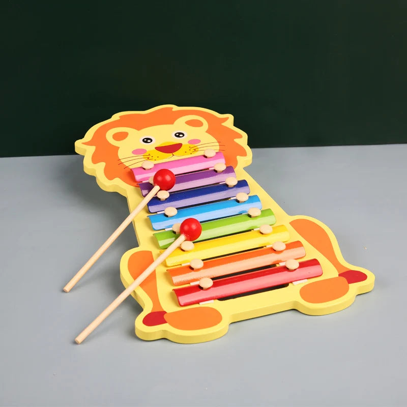 8-Skalen-Xylophon, pädagogisches Percussion-Xylophon, Lernen, professionelles Kinder-Xylophon aus Holz für Band, Anfänger, Geburtstagsgeschenk