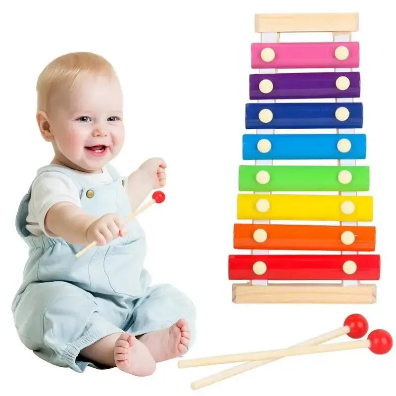 8-Skalen-Xylophon, pädagogisches Percussion-Xylophon, Lernen, professionelles Kinder-Xylophon aus Holz für Band, Anfänger, Geburtstagsgeschenk