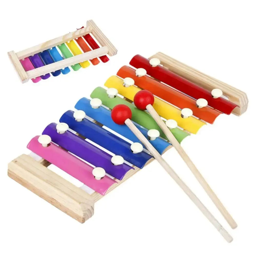 8-Skalen-Xylophon, pädagogisches Percussion-Xylophon, Lernen, professionelles Kinder-Xylophon aus Holz für Band, Anfänger, Geburtstagsgeschenk